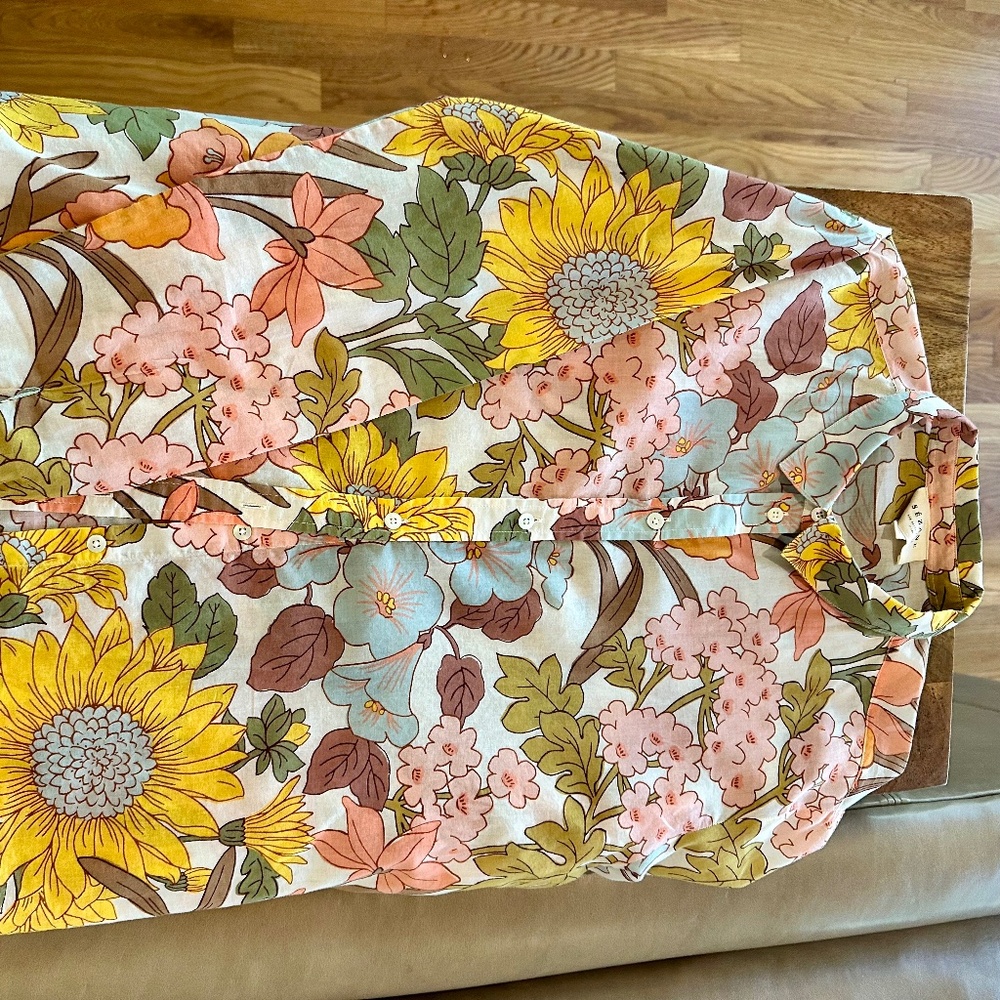 Sezane Size 38 Pierro Shirt, EUC